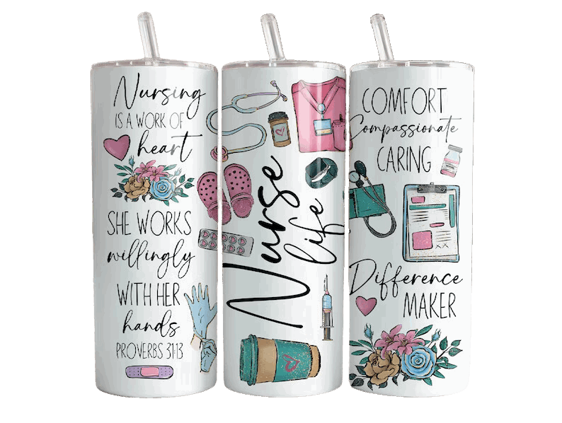 The Nurse-Themed Insulated Tumbler