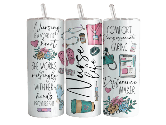 The Nurse-Themed Insulated Tumbler