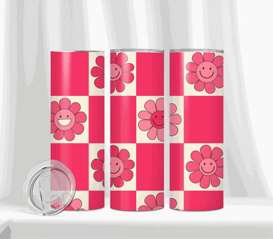 Bubbly Bloom Insulated Tumbler - Eco-Conscious & Versatile